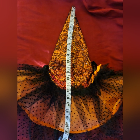 NIB Light Up Witch Hat costume full moon halloween women - Picture 6 of 12